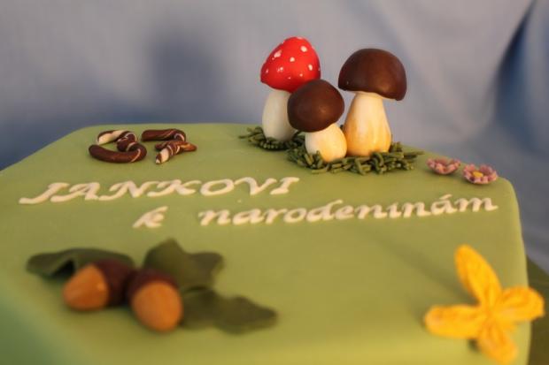 Pre lesníka - detail, torta, Narodeninové torty, Marcela_SNV, 1