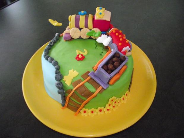 Vlacikova, torta, Torty autíčka, vláčiky, dvojicka, 1