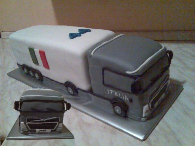 Kamion, torta Kamion, torta, alioska, 1