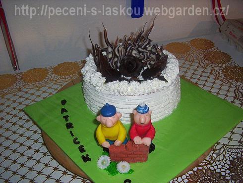 Pat a Mat netradičně, bez marcipánu., torta, Ostané torty pre deti Pat a Mat netradičně, bez marcipánu., torta, Ostané torty pre deti, Zdenka Rajnochova, 1