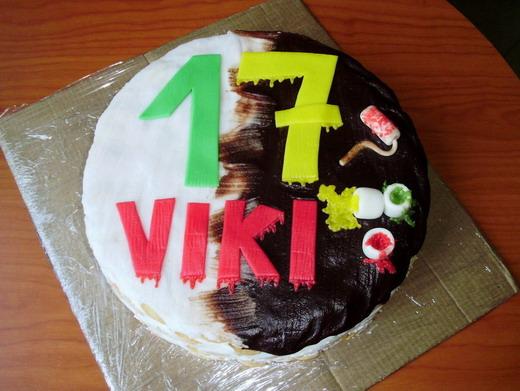 syn sa učí za maliara ,), torta, Narodeninové torty, mona20, 1
