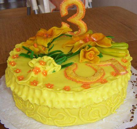 sestře  podruhé, torta, Gabuš, 1
