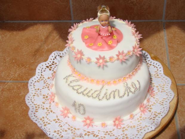 bábika v ružovom, torta, Torty pre dievčatá, anina1, 1