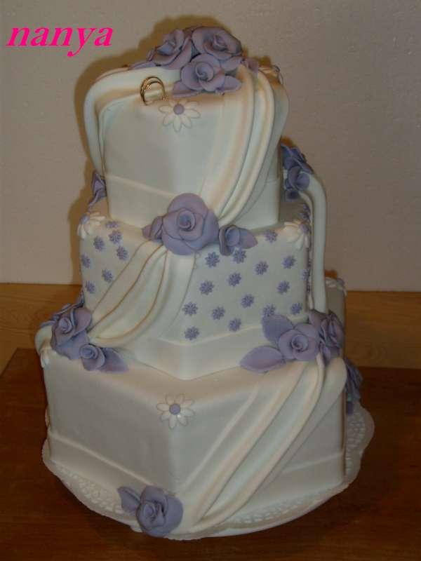 3x ŠESŤHRAN - SVADOBNÝ :-), torta, Svadobné torty 3x ŠESŤHRAN - SVADOBNÝ :-), torta, Svadobné torty, nanya, 1