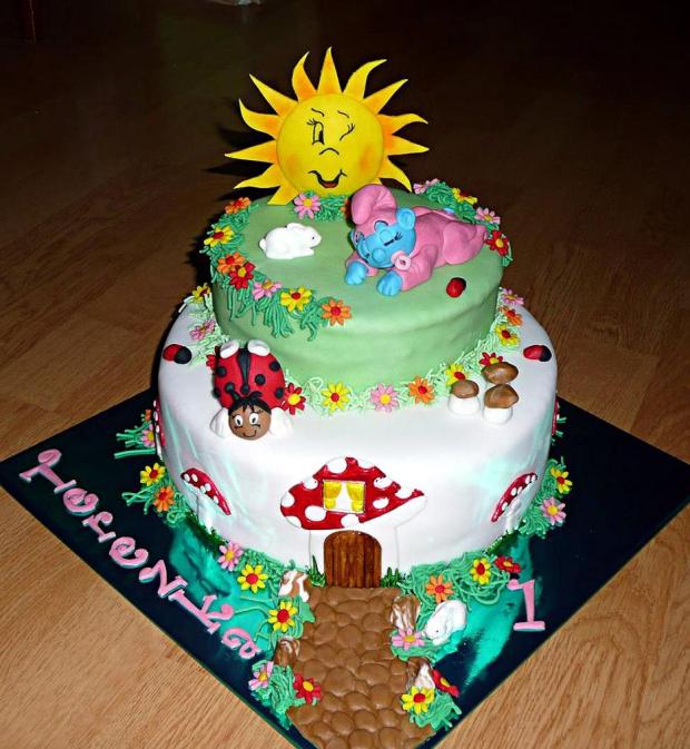so Šmoulinkou, torta, Rozprávkové torty so Šmoulinkou, torta, Rozprávkové torty, ajka7, 1