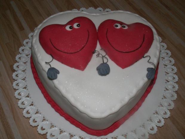 srdiečka, torta srdiečka, torta, Majka22, 1
