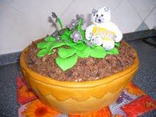 fialka, torta, Narodeninové torty, KetrinF, 1
