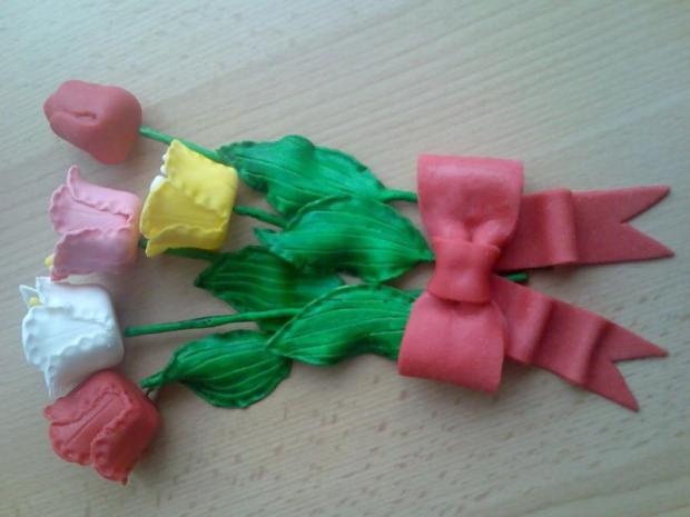 kviety na tortu, torta, Ozdoby na torty, mariau, 1