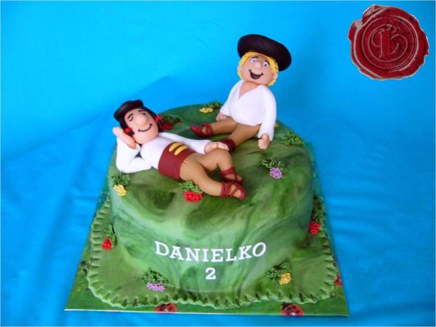 Kubko a Maťko, torta, Rozprávkové torty Kubko a Maťko, torta, Rozprávkové torty, lenkafab, 1