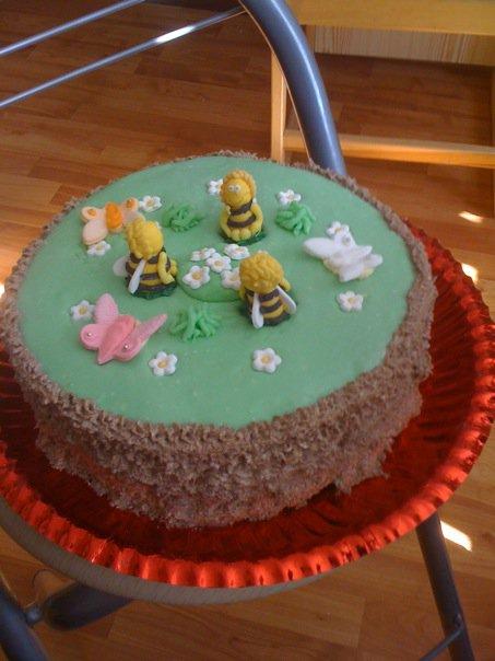 včielky, torta, Torty so zvieratkami, Etulik, 1