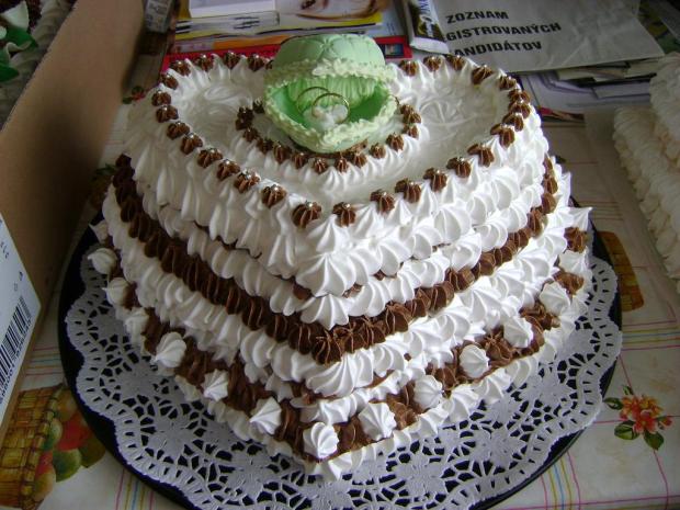 penove srdce, torta, Svadobné torty penove srdce, torta, Svadobné torty, zuzanka244, 1