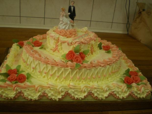 svadobná torta, torta, Svadobné torty, Cukraren Jadranka, 1