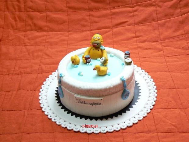 Homer Simpson, torta, Rozprávkové torty Homer Simpson, torta, Rozprávkové torty, simasa, 1