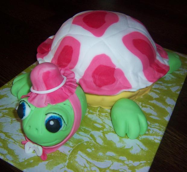 Veselá korytnačka :-), torta, Torty so zvieratkami, jazvinka, 1