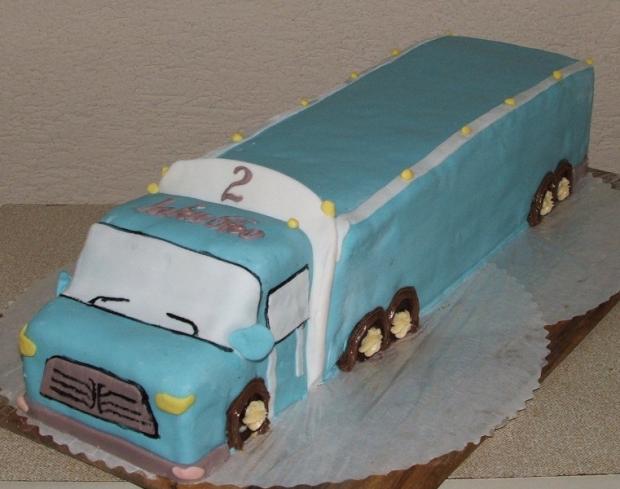 Kamión pre Jakubka, torta, Torty autíčka, vláčiky, atigram, 1