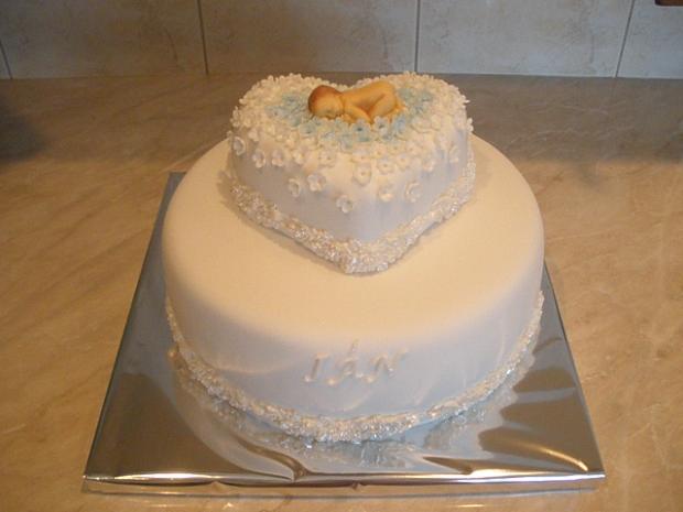 Jemná krstinová, torta, Torty na krstiny Jemná krstinová, torta, Torty na krstiny, Iveta Barlíková, 1
