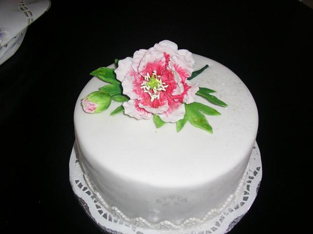 S pivoniou, torta, Narodeninové torty, Evina, 1
