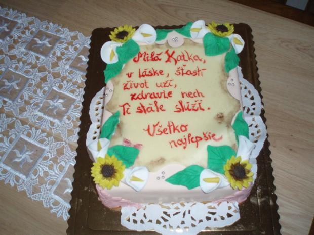 S Pergamenom , torta, Narodeninové torty, Ivet, 1