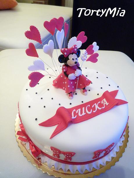 Torta s miškou Minnie, torta, Rozprávkové torty, TortyMia, 1