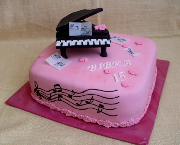 s klavírom, torta, Narodeninové torty s klavírom, torta, Narodeninové torty, val38, 1