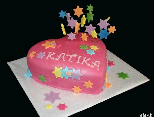 Srdce - dievčenská, torta, Torty pre dievčatá, Elen Bielikova, 1