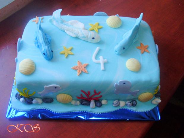 rybičky, torta, Torty so zvieratkami rybičky, torta, Torty so zvieratkami, katrinka0312, 1