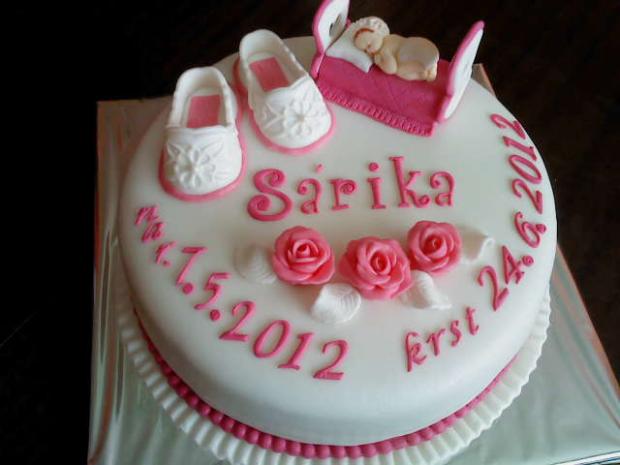 krstinová, torta, Torty na krstiny, janulka319, 1