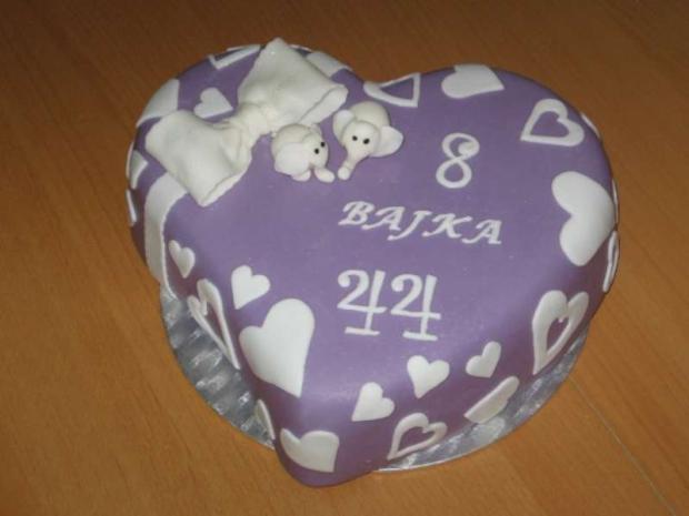 Srdiečko so sloníkmi, torta, Narodeninové torty Srdiečko so sloníkmi, torta, Narodeninové torty, Lubka212, 1