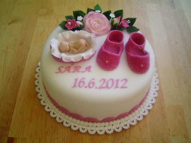 Krstinová pre Sáru, torta, Torty na krstiny Krstinová pre Sáru, torta, Torty na krstiny, jaja64, 1
