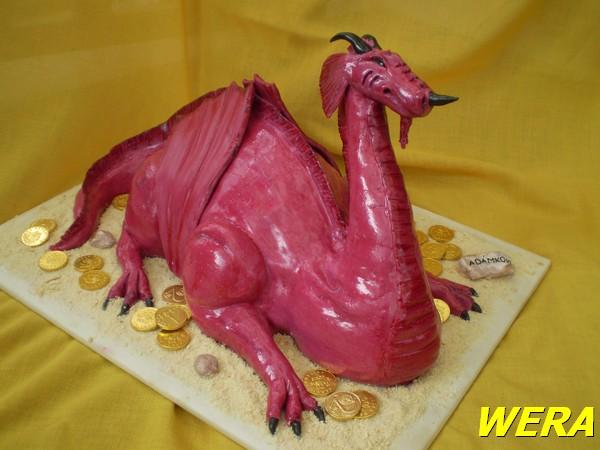 drak, torta, Rozprávkové torty drak, torta, Rozprávkové torty, WERA, 1