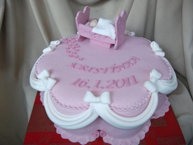 Krastinova kvetinka:-) ..s koliskou, torta, Torty na krstiny Krastinova kvetinka:-) ..s koliskou, torta, Torty na krstiny, Alenik, 1