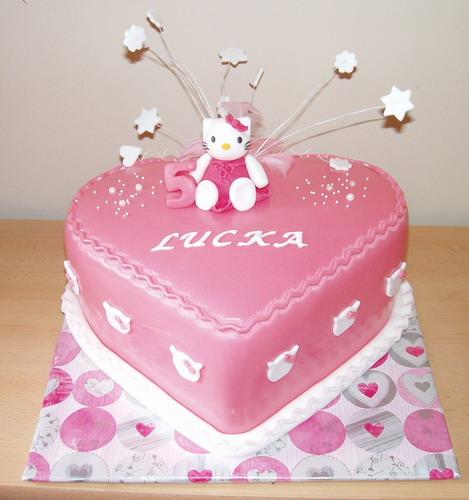 Srdce s Hello Kitty, torta, Rozprávkové torty Srdce s Hello Kitty, torta, Rozprávkové torty, zabinka, 1