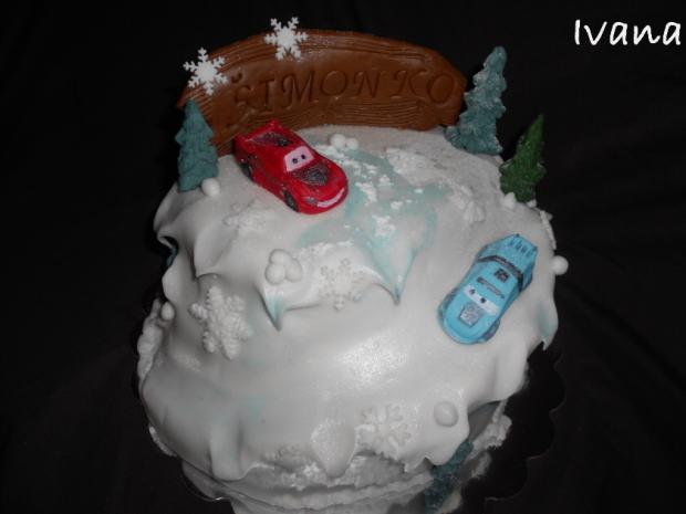 Mc Queen v zime:), torta, Torty autíčka, vláčiky Mc Queen v zime:), torta, Torty autíčka, vláčiky, Ivana111111, 1
