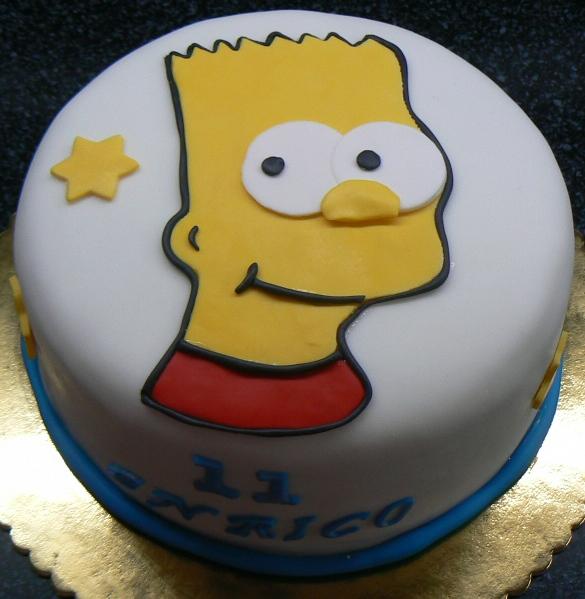 Bart Simpson, torta, Ostané torty pre deti Bart Simpson, torta, Ostané torty pre deti, Kleyta, 1