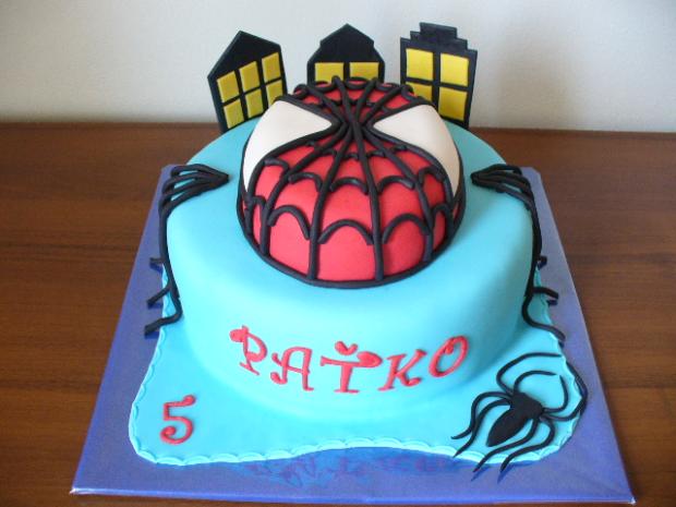Spiderman, torta, Rozprávkové torty Spiderman, torta, Rozprávkové torty, majuska23, 1
