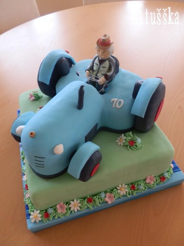Narodeninový traktor, torta, Narodeninové torty Narodeninový traktor, torta, Narodeninové torty, katušška, 1
