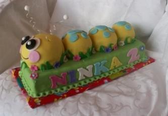 Húsenička, torta, Torty so zvieratkami Húsenička, torta, Torty so zvieratkami, Majka22, 1