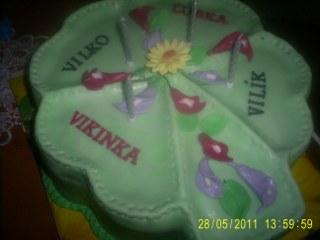 Stvorlistok, torta, Narodeninové torty, olinockaaa, 1