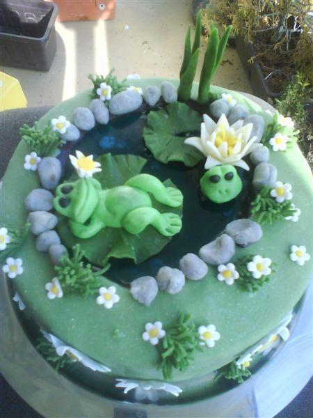 žabky, torta, Narodeninové torty, Elza, 1