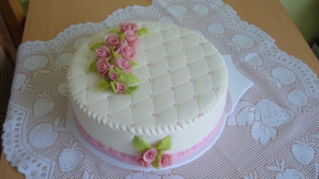 jednoduchá ružová, torta, Narodeninové torty jednoduchá ružová, torta, Narodeninové torty, anna222, 1