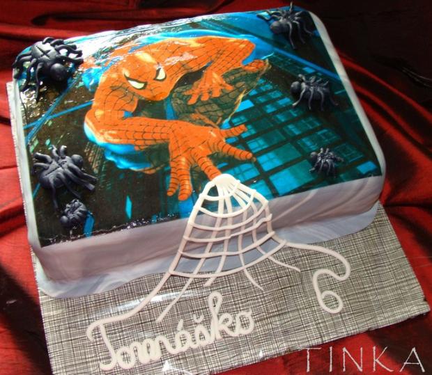 Spiderman, torta, Rozprávkové torty, Tinka, 1