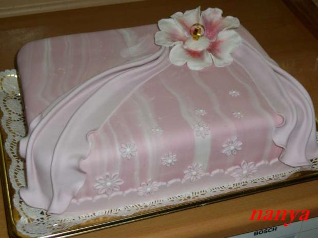 OBRÚČKY V KVETE :-), torta, Svadobné torty OBRÚČKY V KVETE :-), torta, Svadobné torty, nanya, 1