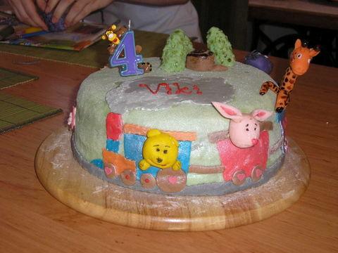 macko POO, torta, Rozprávkové torty, Adriána Vidová, 1