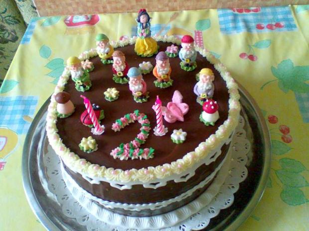 čokoládová okruhla k narodeninám, torta, Ostané torty pre deti, zabacka, 1