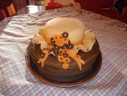Klobuk...Pre svokru k 60-tke, torta, Narodeninové torty, dvojicka, 1