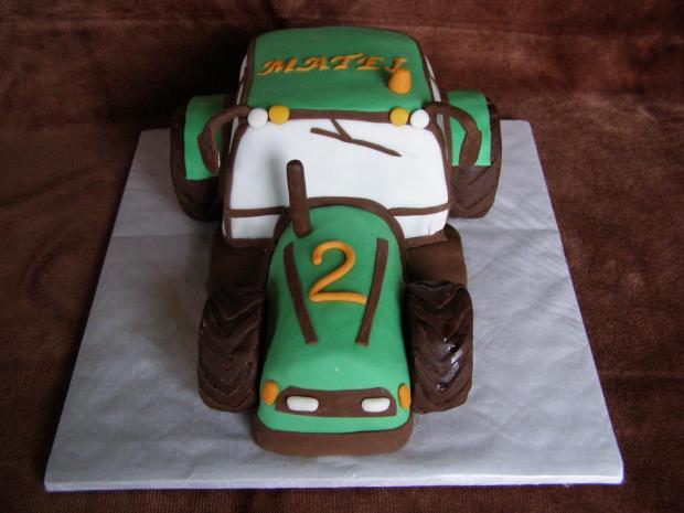 Traktor, torta, Torty autíčka, vláčiky Traktor, torta, Torty autíčka, vláčiky, Miruš 77, 1