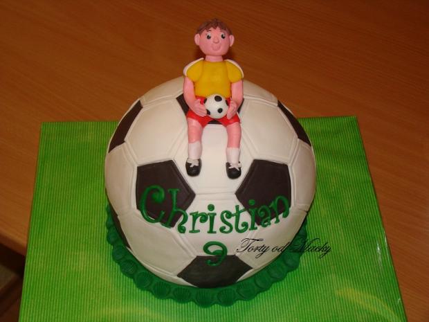 Futbalová lopta, torta, Športové torty Futbalová lopta, torta, Športové torty, Macka Stančíková, 1