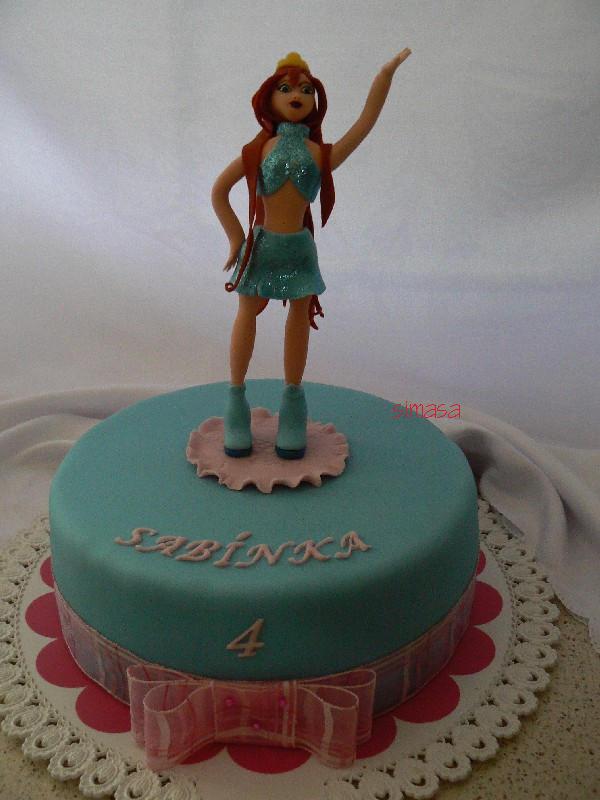 Bloom z Winx :o), torta, Torty pre dievčatá Bloom z Winx :o), torta, Torty pre dievčatá, simasa, 1