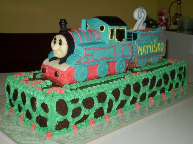vláčik Tomáš, torta, Torty autíčka, vláčiky vláčik Tomáš, torta, Torty autíčka, vláčiky, drahomíra, 1