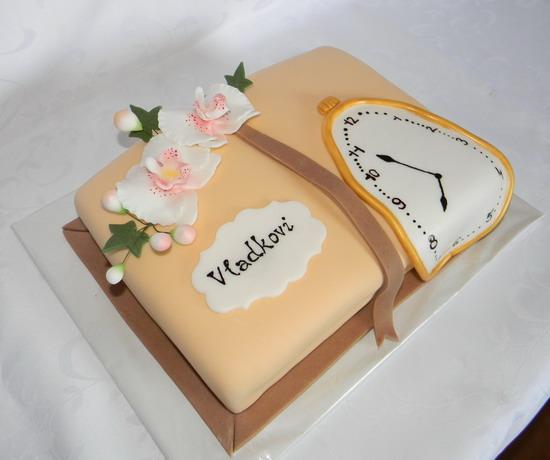 Kniha s Daliho hodinami, torta, Netradičné torty Kniha s Daliho hodinami, torta, Netradičné torty, zabinka, 1